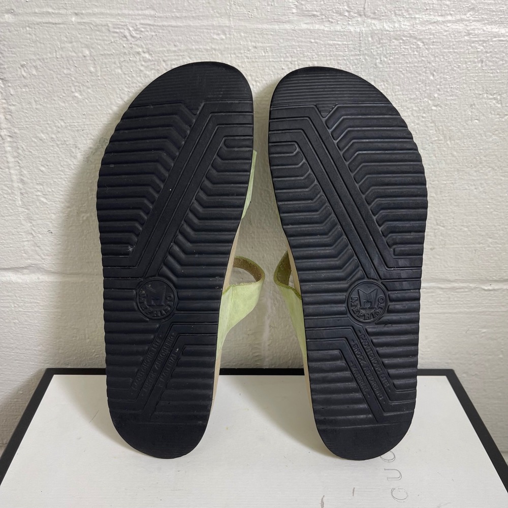Mephisto Norie Green Nubuck Leather Slide Sandals Slip On Women's 41 EU/11 US - Picture 11 of 13